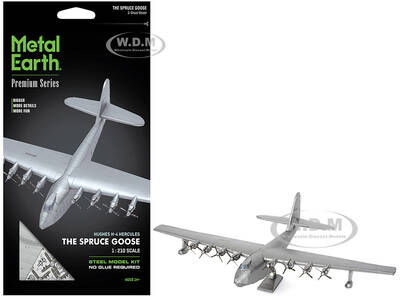 Model Kit Hughes H-4 Hercules Flying Boat The Spruce Goose (Moderate Difficulty) Steel Model by Metal Earth