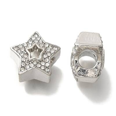 Rack Plating Alloy European Beads
