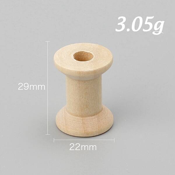 Wood Sewing Embroidery Thread Spool