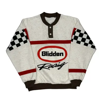 Team Menard Glidden Racing Graphic Sweatshirt - XL White Cotton Blend | Size: x-large