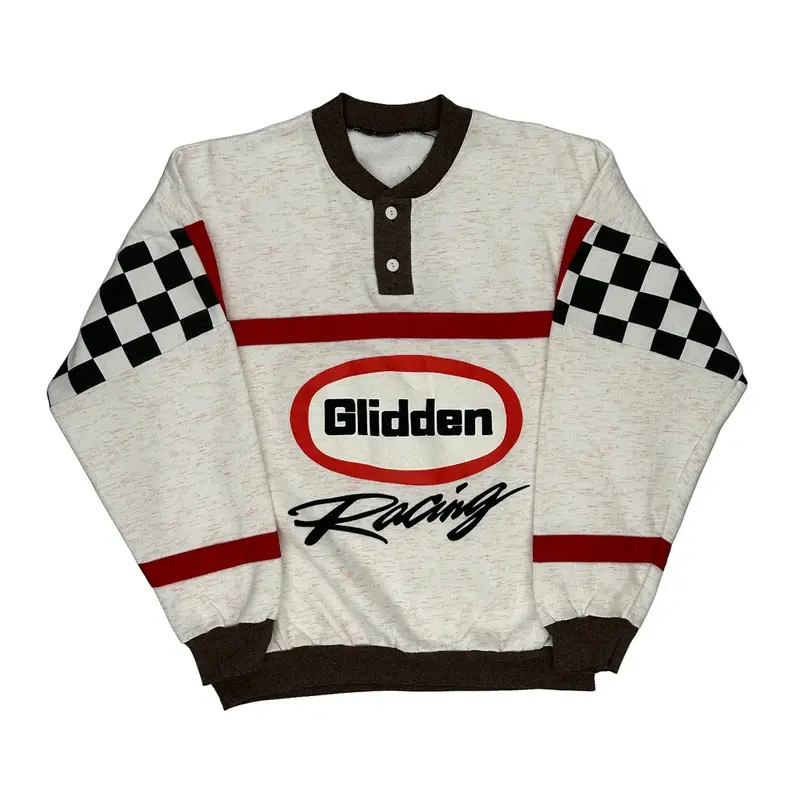 Team Menard Glidden Racing Graphic Sweatshirt - XL White Cotton Blend | Size: x-large