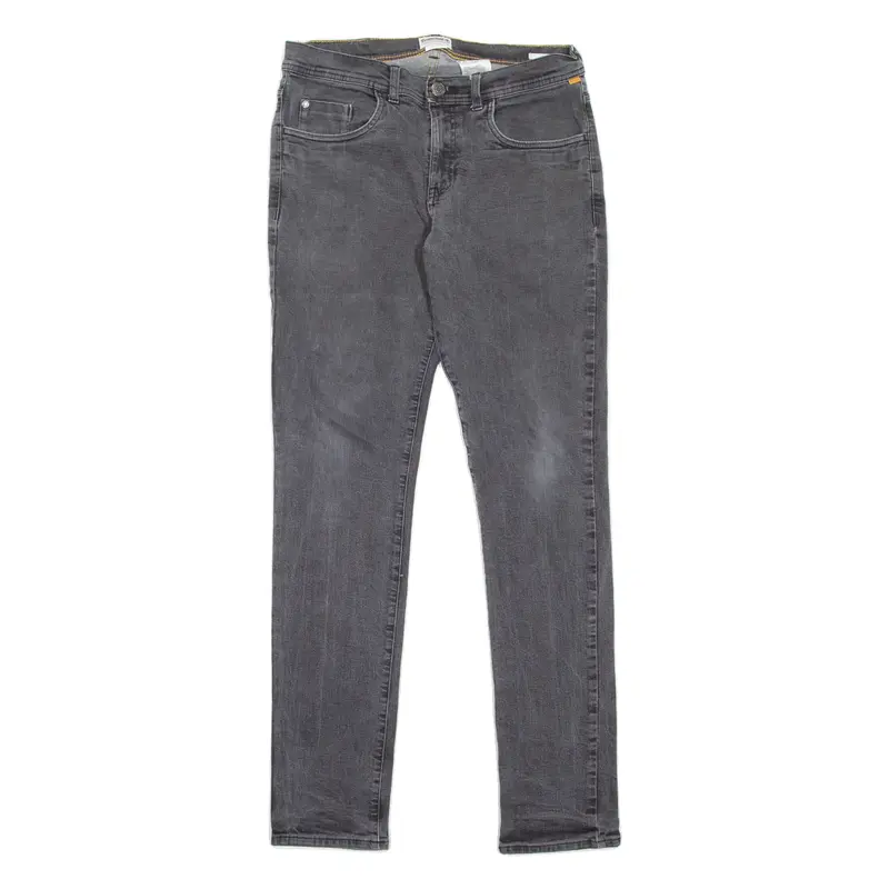 TIMBERLAND Mens Jeans Grey Slim Straight W32 L34