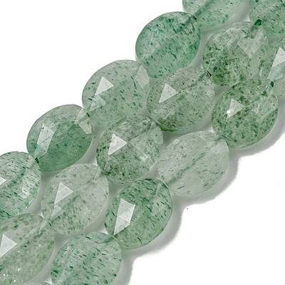 Natural Green Strawberry Quartz Beads Strands