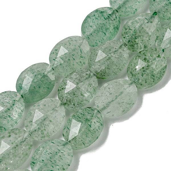 Natural Green Strawberry Quartz Beads Strands