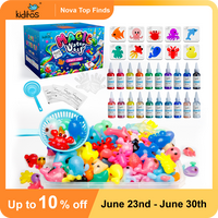Kiditos  Magic Water Elf Toy Kit with Magic Gels, Molds - Imaginative Play, Christmas Gifts, Birthday Gifts, Party Favors, an...