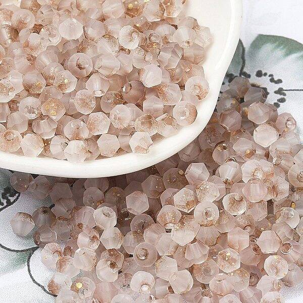 Frosted Glass Beads