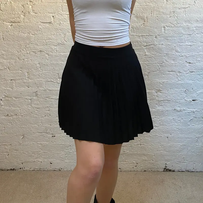Amisu Mini Skirt - 28W UK 8 Black Polyester