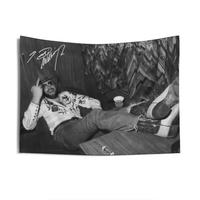 Hank William jr With His Signature Tapestry For Decorate Clubs Concerts Bars University Dormitories Bedrooms Decorative Light...