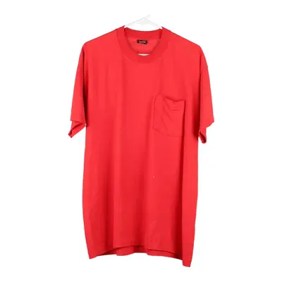 Fruit Of The Loom T-Shirt - XL Red Cotton Blend