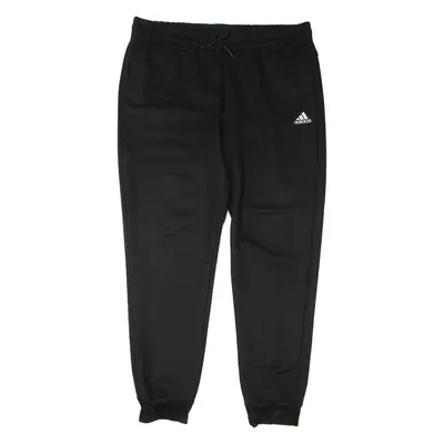 ADIDAS Womens Track Pants Black Tapered XL W36 L30