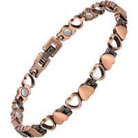 Jecanori Magnetic Copper Anklets for Women Copper Ankle Bracelet for Women 99.99% Pure Copper with Magnets for Feet & Ankles ...