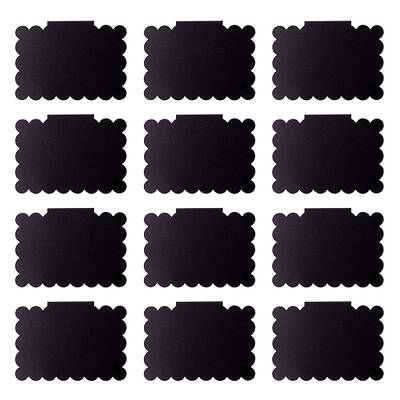 Erasable PVC Food Label Display Chalkboard Clip