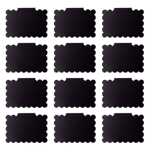 Erasable PVC Food Label Display Chalkboard Clip