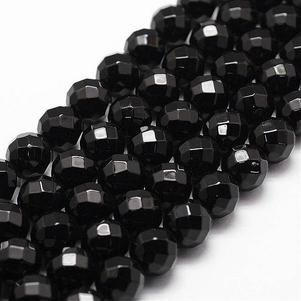 Natural Black Onyx Beads Strands