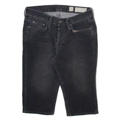 ALL SAINTS Mens Denim Shorts Grey Slim M W30