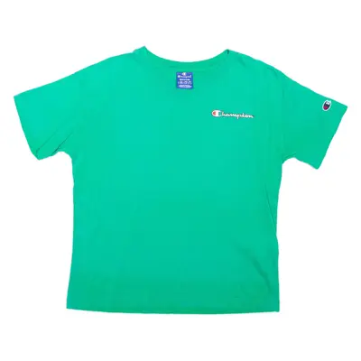 CHAMPION Mens T-Shirt Green M