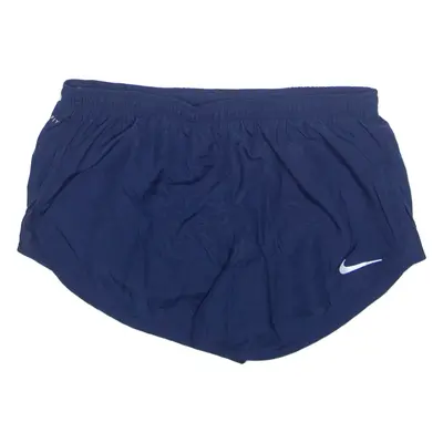NIKE Womens Sports Shorts Blue L W30