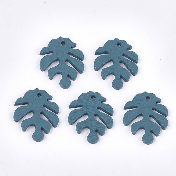 Painted Poplar Wood Pendants