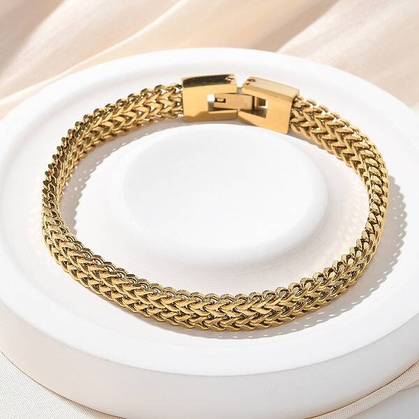 Brass Wheat Chain Bracelets for Women Men