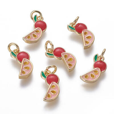 Brass Enamel Charms