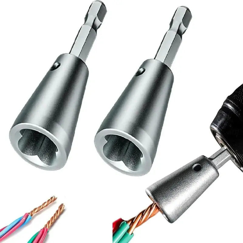 Wire Twisting Tools, Wire Stripping And Twisting Tools for Power Drill, Cable Quick Stripper, Power Tool Accessories for Dr...