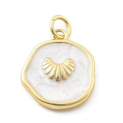 Ocean Theme Brass Enamel Pendants