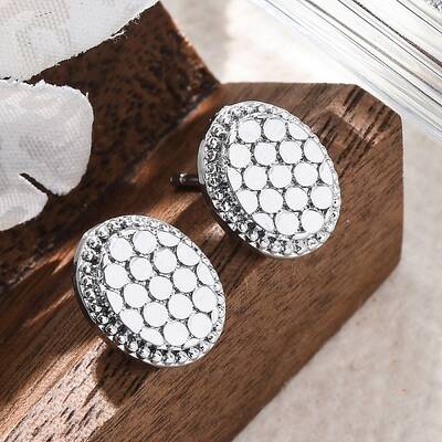 Brass Stud Earrings