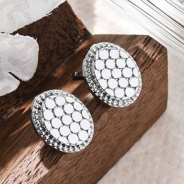 Brass Stud Earrings