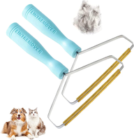 Pet Hair Remover 2-Pack, Dog Cat Hair Remover, Lint Shaver Cleaner Pro, Fur Removal Tool, Portable Carpet Scraper, Fuzz Rolle...