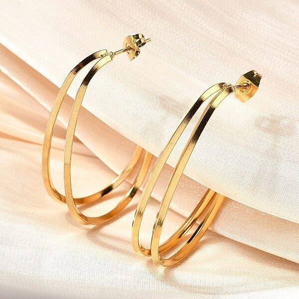 304 Stainless Steel Stud Earrings
