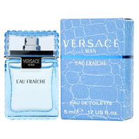 Versace Eau Fraiche for Men Eau de Toilette Mini Spray, 0.17 Ounce