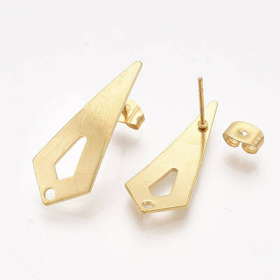 201 Stainless Steel Stud Earring Findings