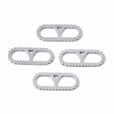 Tarnish Resistant 201 Stainless Steel Links Connectors
