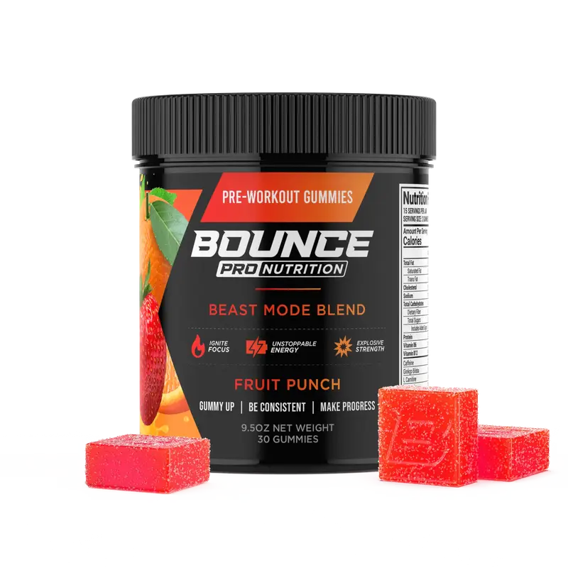 Beast Mode Pre-Workout Gummies - Supplement for Dietary Healthcare, Ideal for Fitness and Optimum Vitality