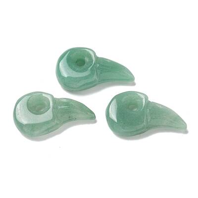 Natural Green Aventurine Carved Pendants
