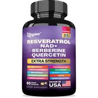 Zoyava Resveratrol Supplement - All-in-One Supplement for Skin Aging Support with NAD+ & 14+ Extra Strength Ingredients - Mad...