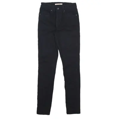 LEVI'S High Rise Jeans Black Denim Slim Skinny Womens W26 L30