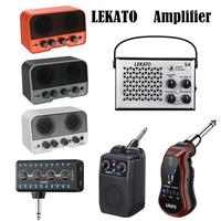 [Limited Time Deal] LEKATO Portable Bluetooth Guitar Amp, 5W/10W Mini Rechargeable Clean Distortion Gain Control Adjustable E...