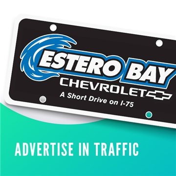 250 Promotional License Plate Insert - Styrene