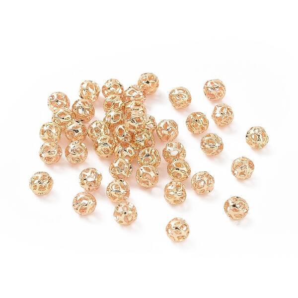Brass Hollow Beads
