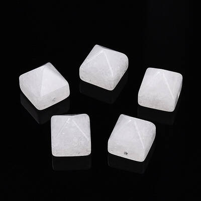 Natural Quartz Crystal Beads