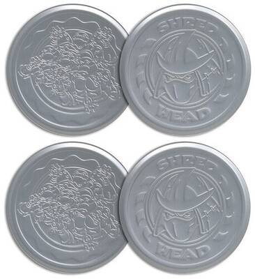 Teenage Mutant Ninja Turtles - Embossed Metal Coasters - Set of 4 (TMNT)