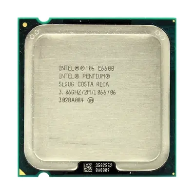 SLGUG Intel Pentium E6600 Dual-Core 3.06GHz 1066MHz FSB 2MB L3 Cache Socket LGA775 Processor