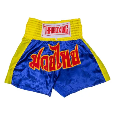 THAI BOXING Mens Sports Shorts Blue S W22