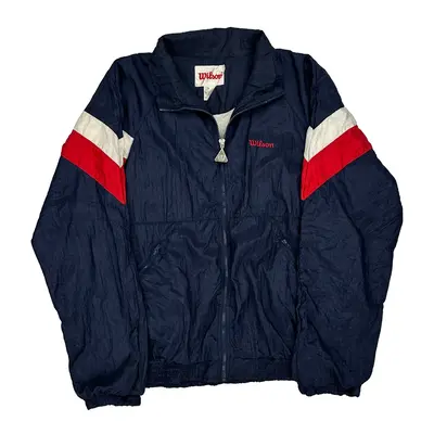 Wilson Windbreaker - Large Navy Nylon