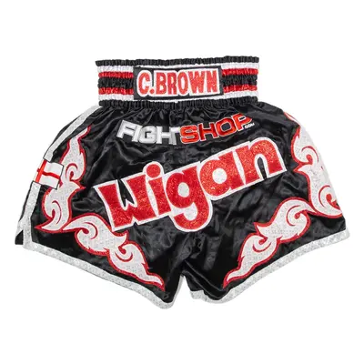 FIGHT SHOP C.brown Mens Sports Shorts Black XS W26