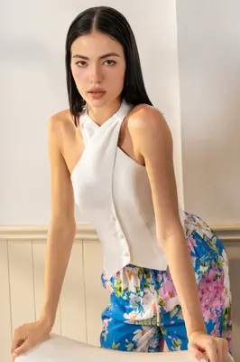 AIDA LINEN TOP