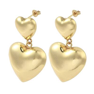 Brass Stud Earrings