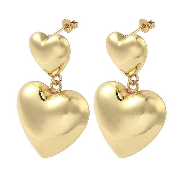 Brass Stud Earrings