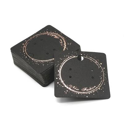 100Pcs Paper Earring Display Cards